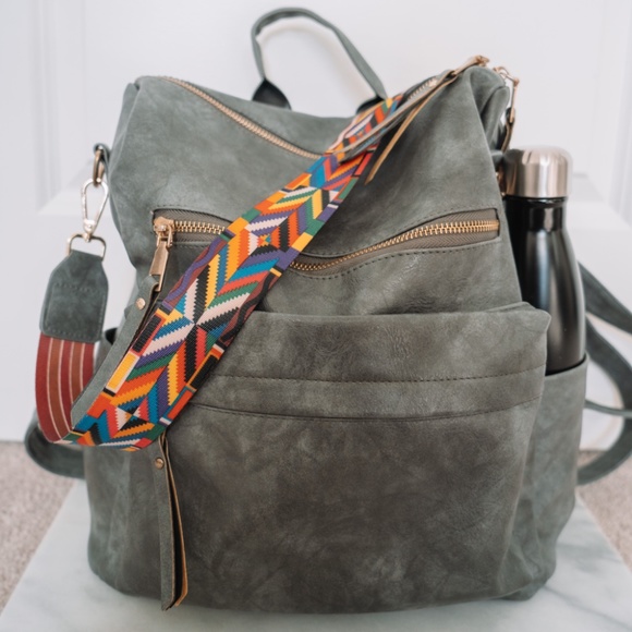 Leather Backpack - Picture 1 of 9